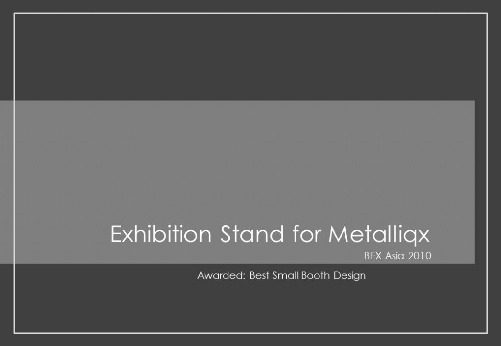 Metalliqx Booth Design