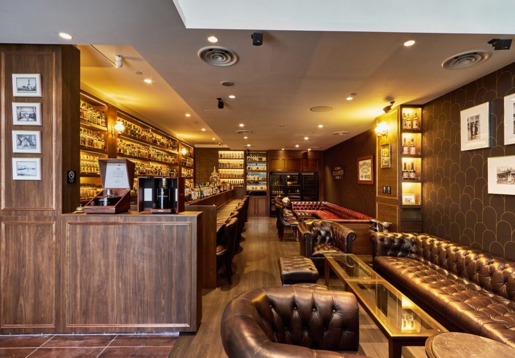 The warm interior of The Auld Alliance.